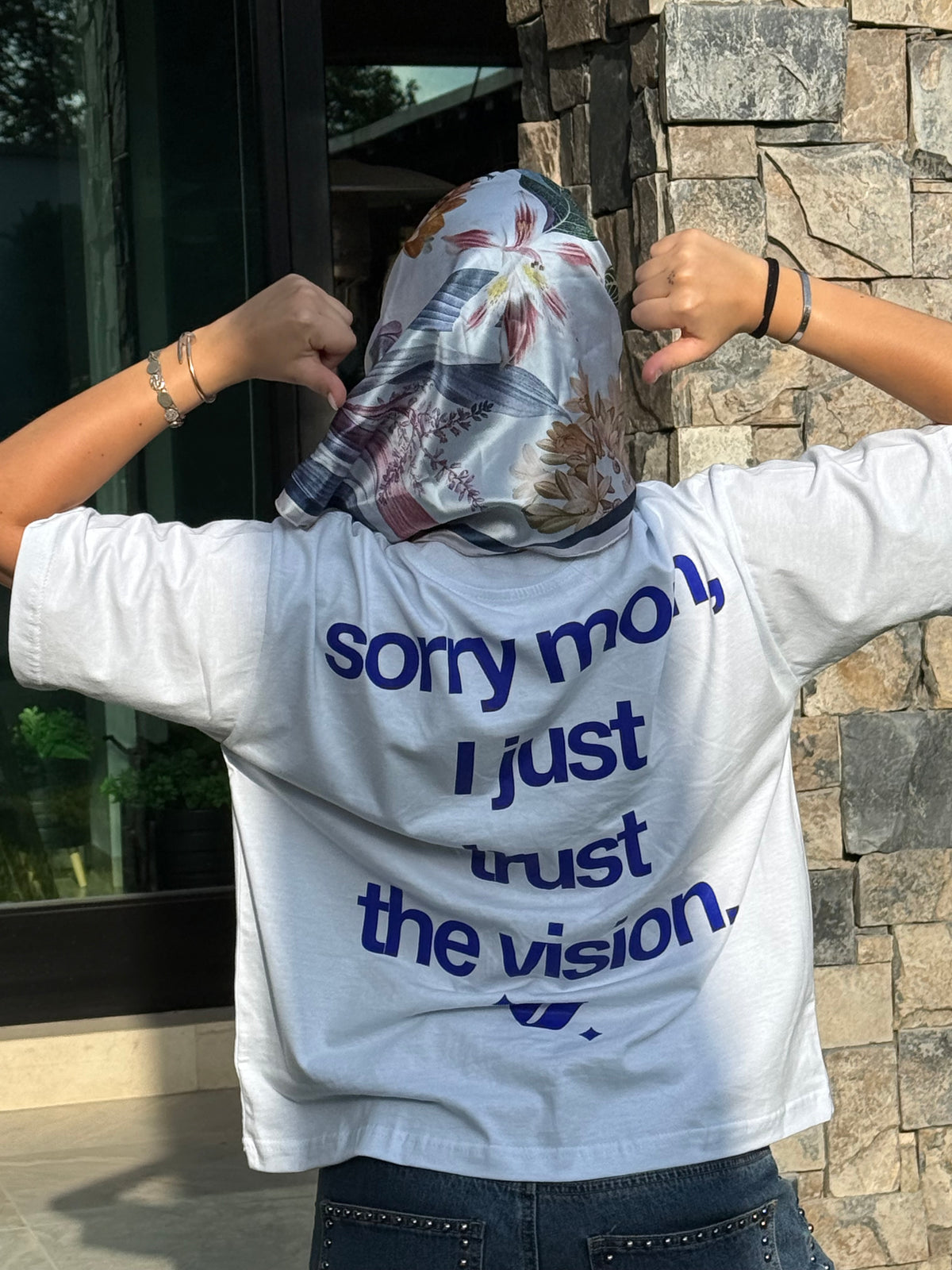 "SORRY MOM," TEE